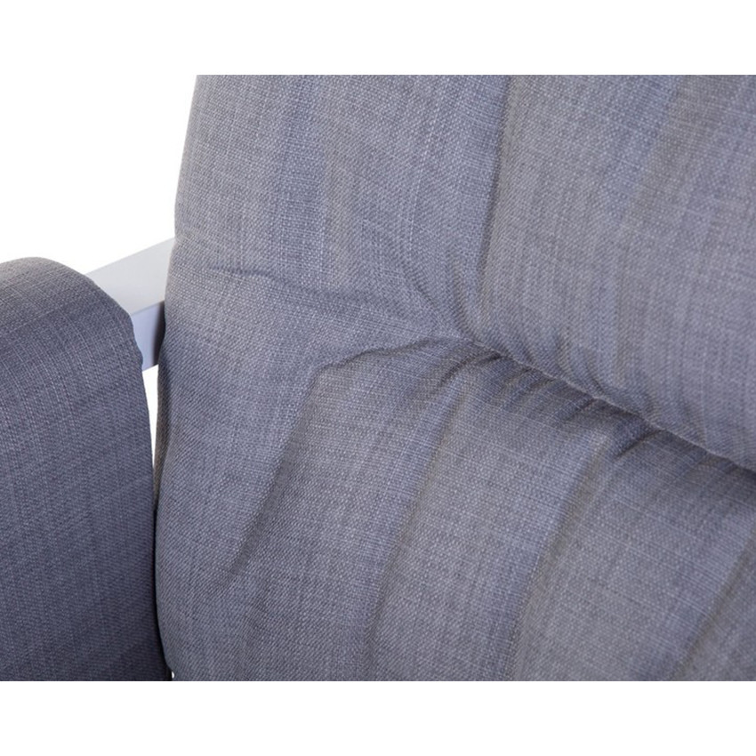 Fauteuil d'allaitement à bascule & Repose pied Gris 