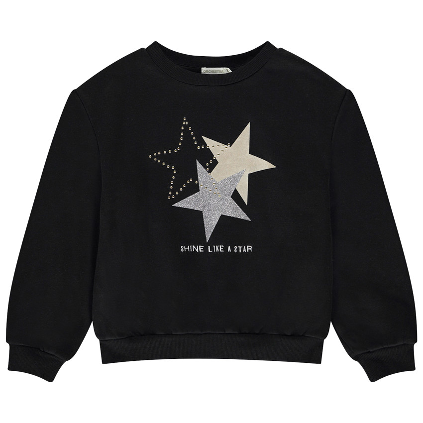 Sweat molleton motif Étoiles pour fille 