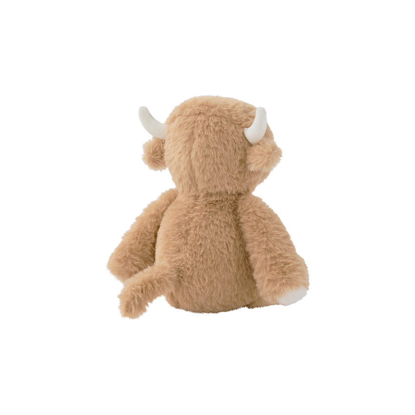 Petite peluche 25cm Fluffy la vache beige 