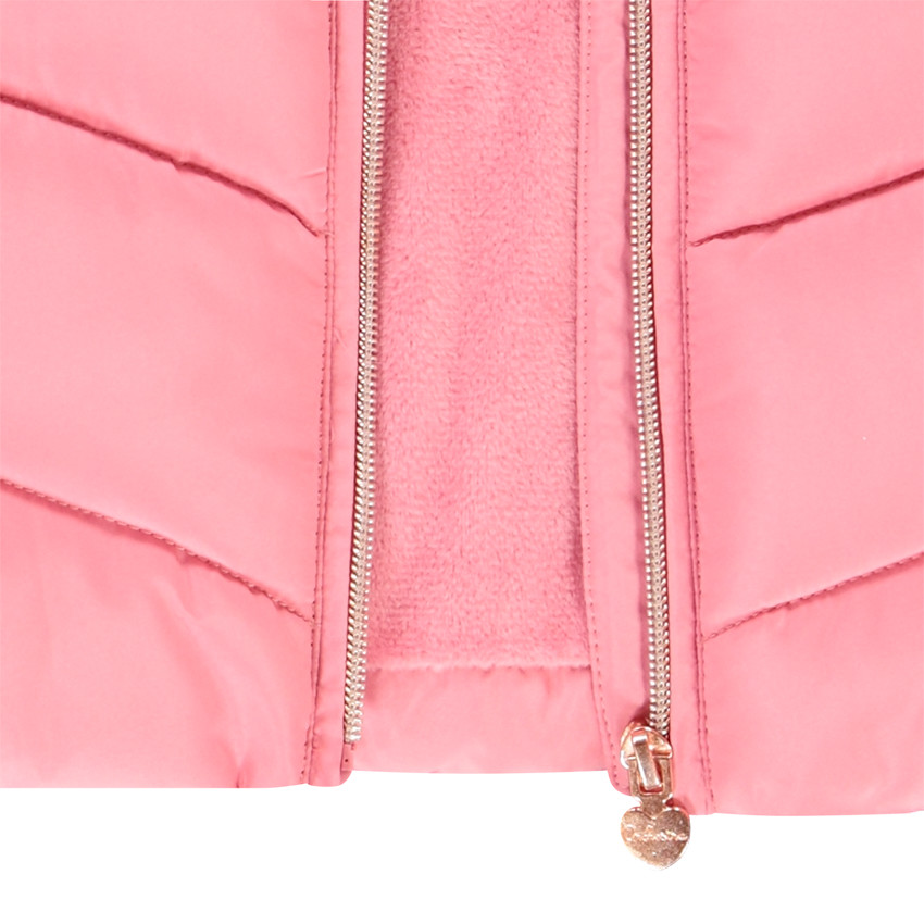 Bodywarmer met doorstikte look en voering van microfleece voor meisjes 