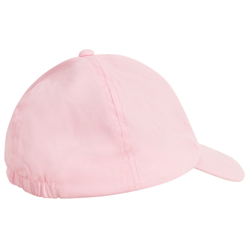 Casquette print doré et cerises brodées pour bébé fille 