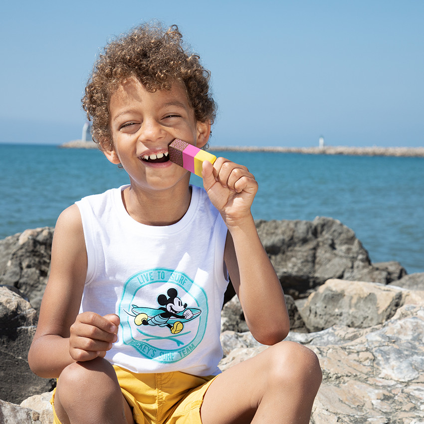 Débardeur en maille print Mickey Disney pour garçon 