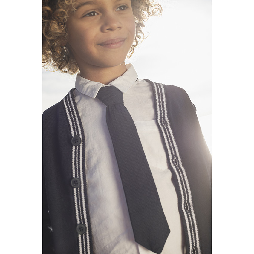 Gilet en tricot pour enfant garçon 