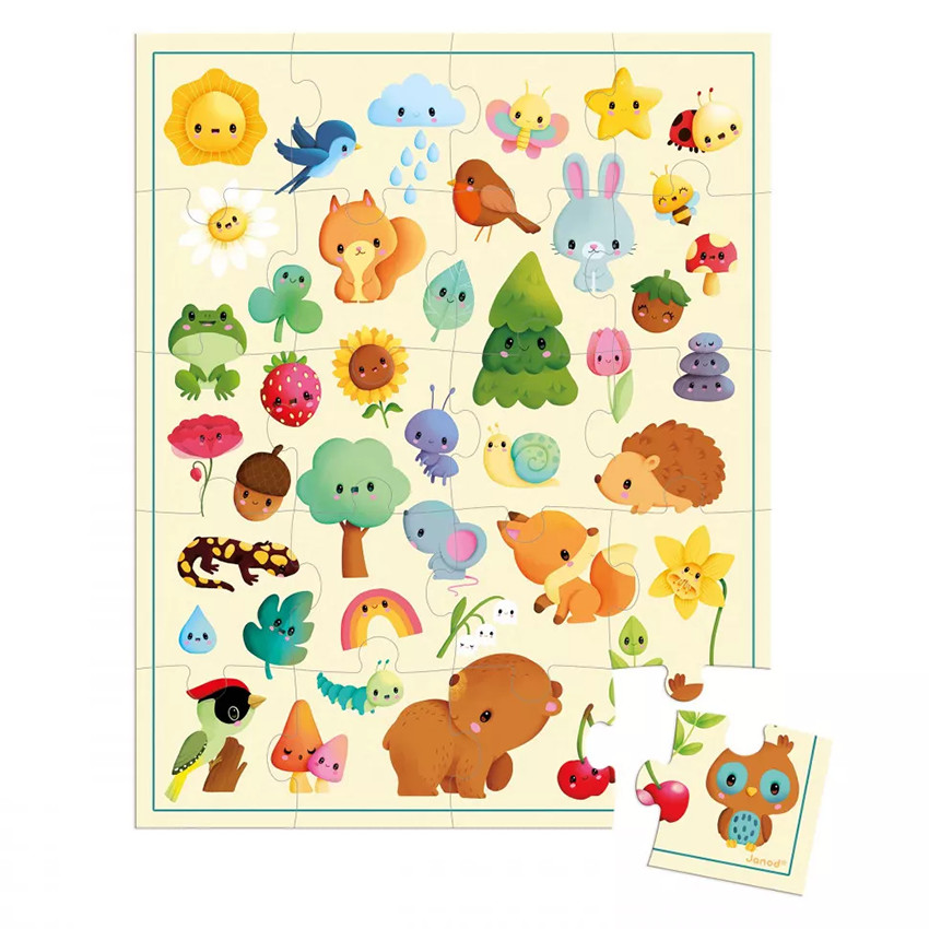 Puzzle Imagier de la Nature 20 pièces 