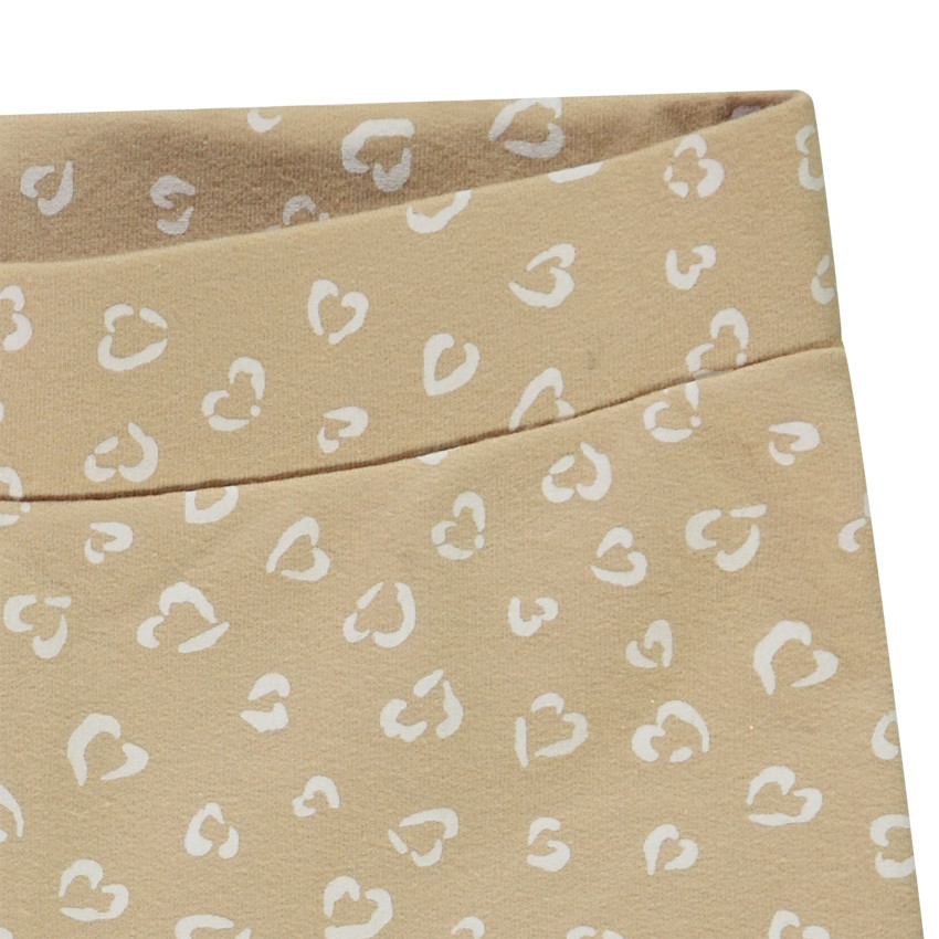 Ensemble jogging 2 pièces imprimé tacheté pour fille 