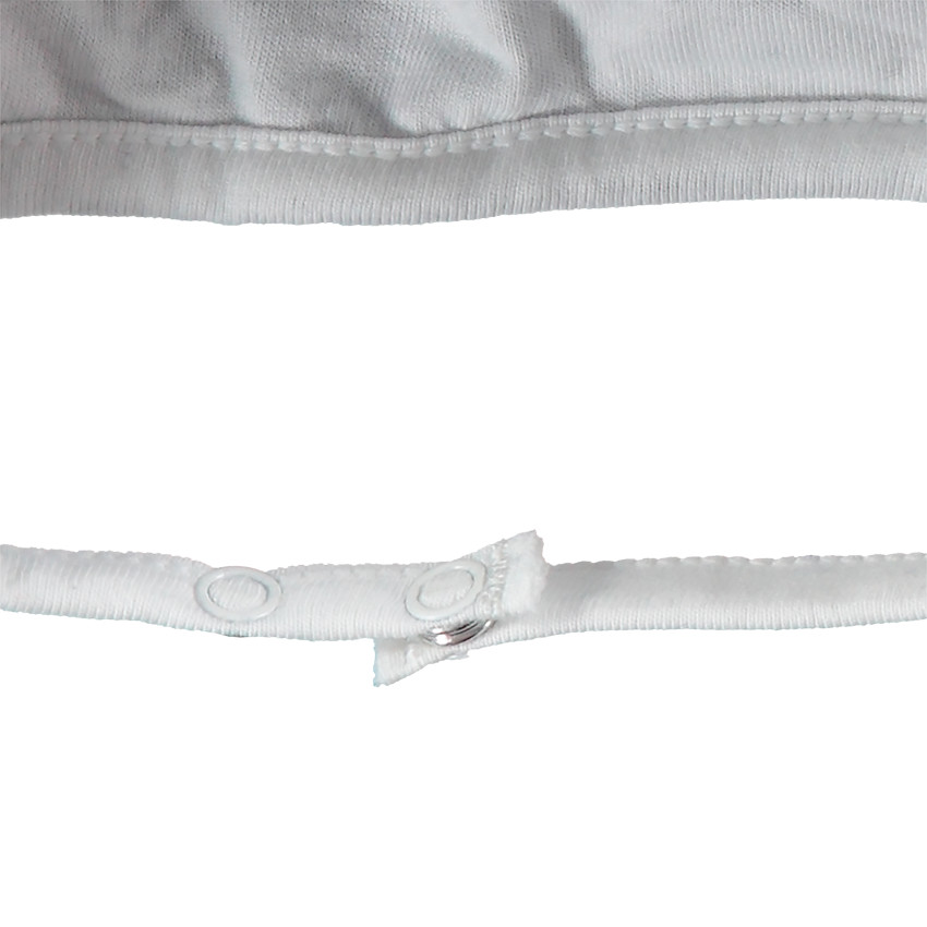 Fluweel muts met jersey voering en 3D oren Smiley Baby 