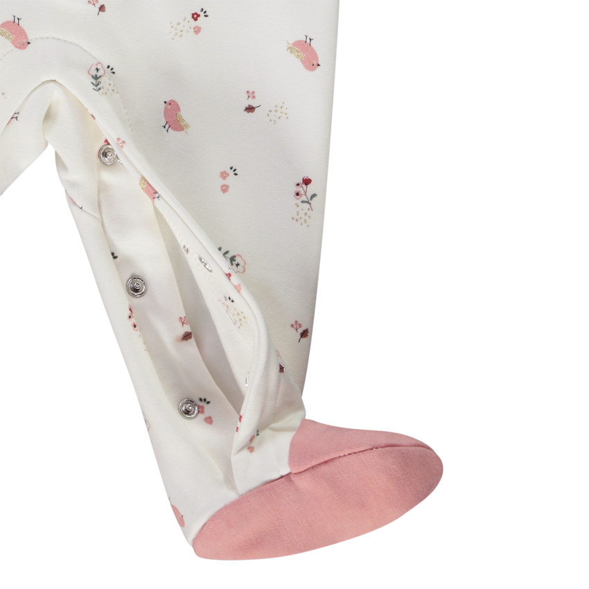 Pyjama met print voor meisjes met verschillende openingen afhankelijk van de leeftijd 