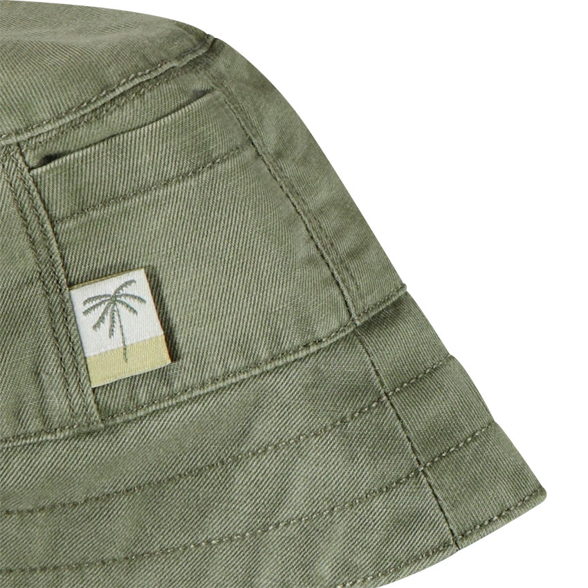 Bob uni en sergé étiquette palmier pour bébé garçon 