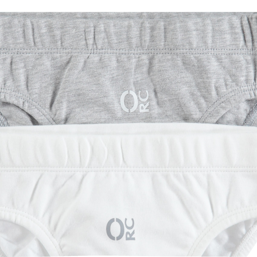 Set met 2 slipjes van katoen met logoprint 