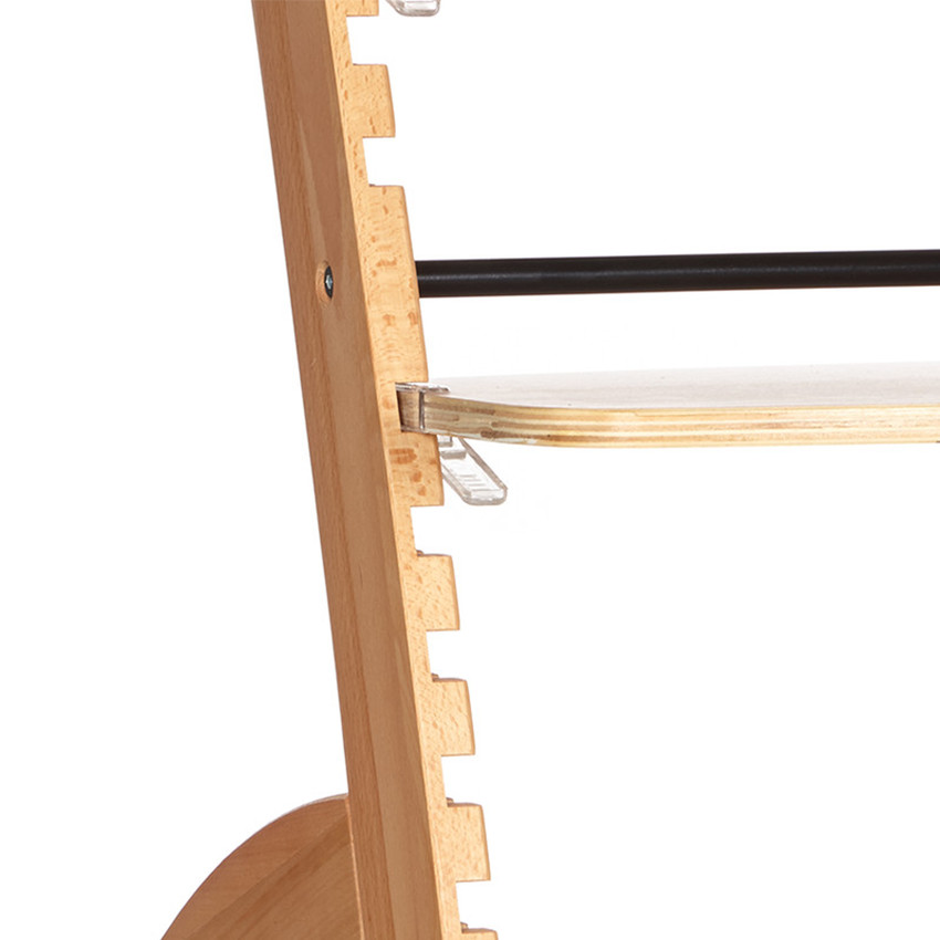 Chaise haute évolutive Zeta 2 avec tablette - Naturel 