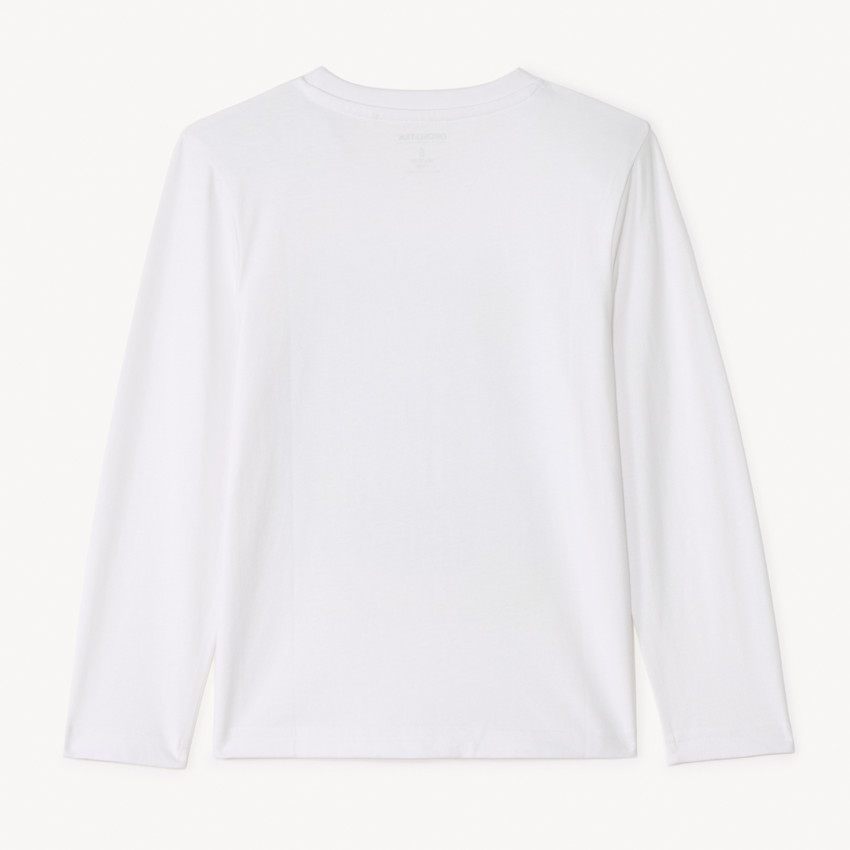 Langarm T-shirt met print voor jongens 