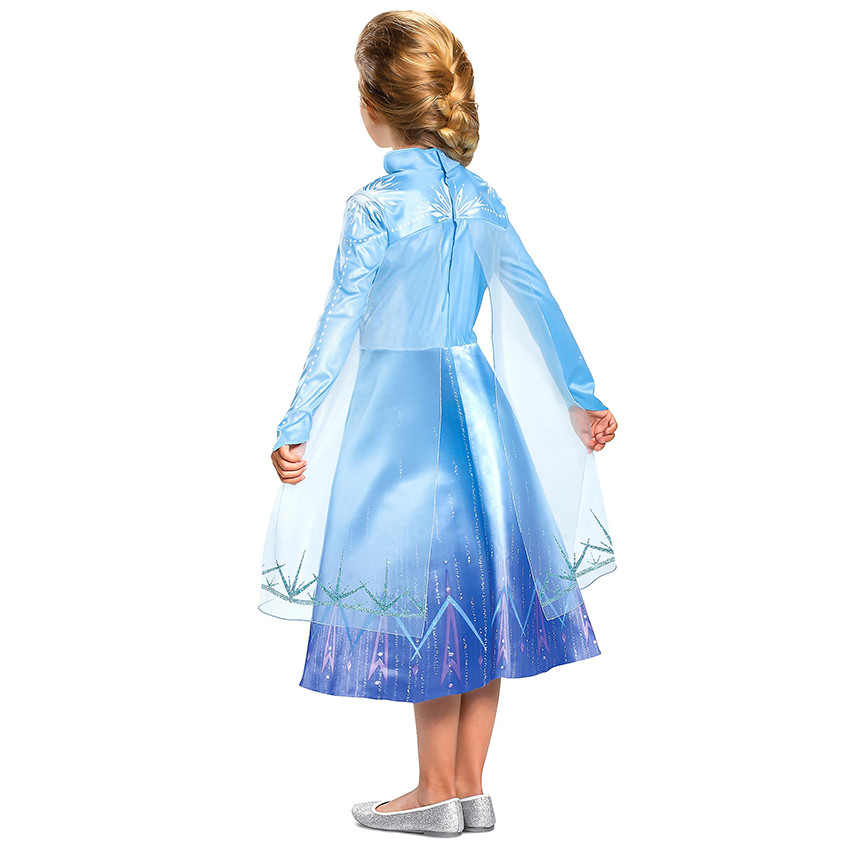 Kostuum Elsa Traveling 7/8 JAAR - Frozen 