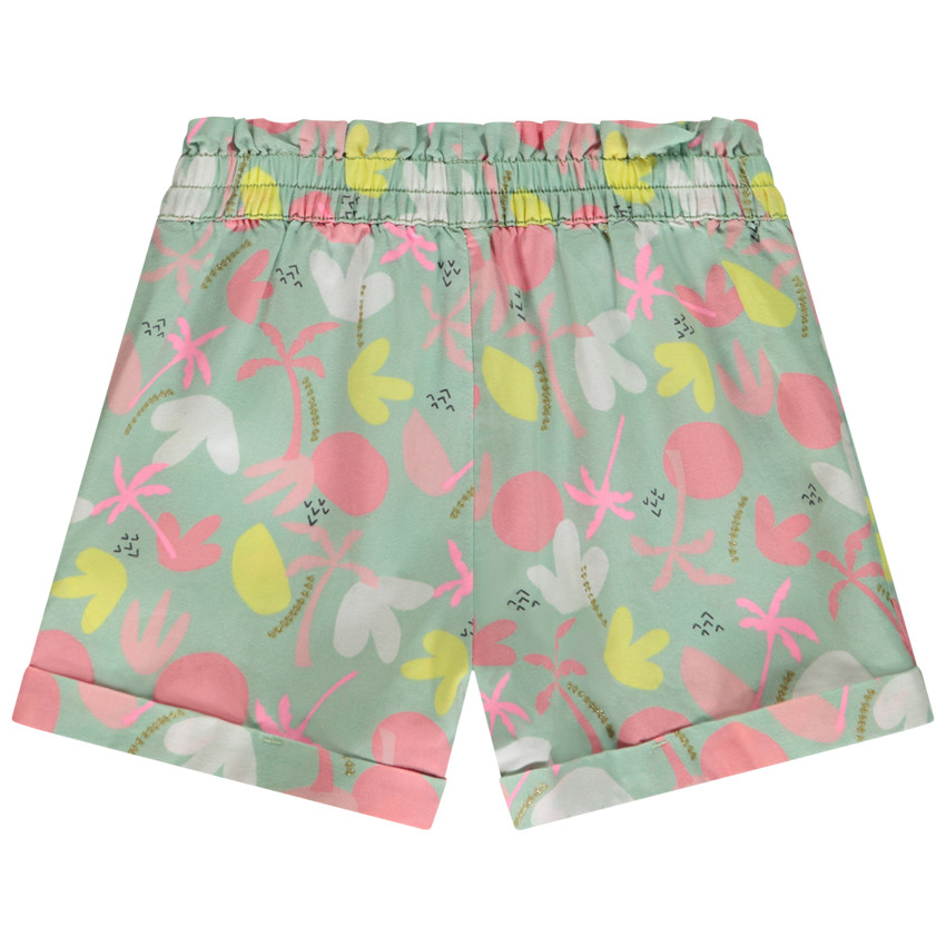 Short van stof met fantasieprint voor meisjes 