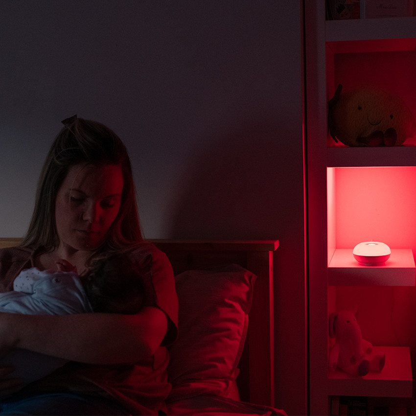 VEILLEUSE D'AIDE AU SOMMEIL DREAMMAKER - ROUGE 