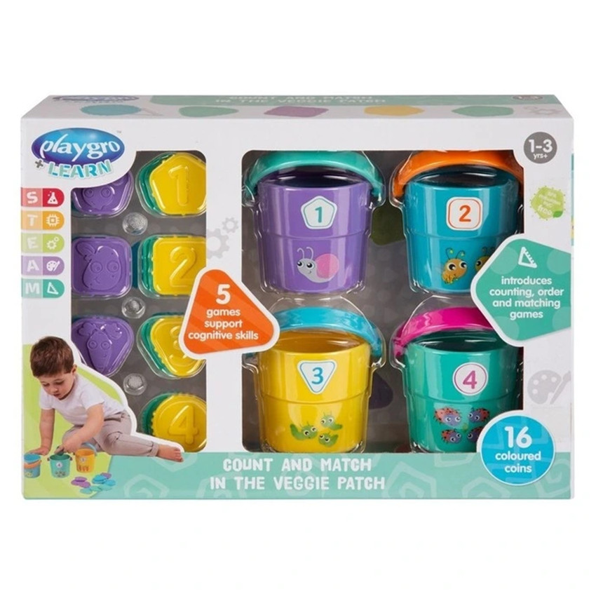 Jouet Count and Match in the Veggie Patch 