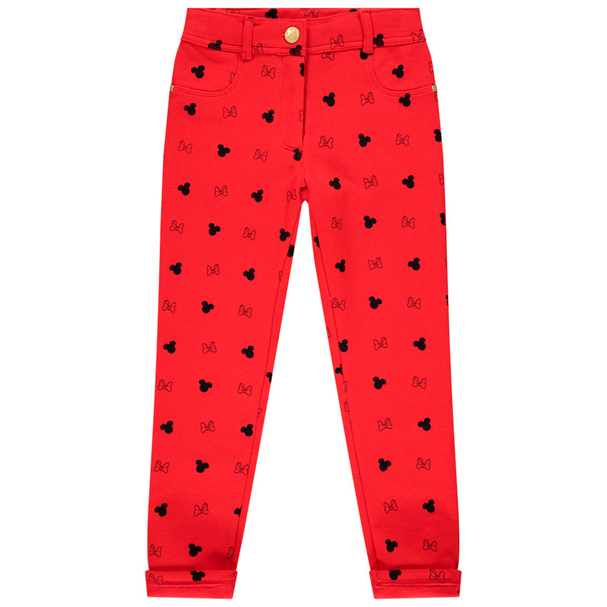 Pantalon en molleton print Minnie Disney pour enfant fille 