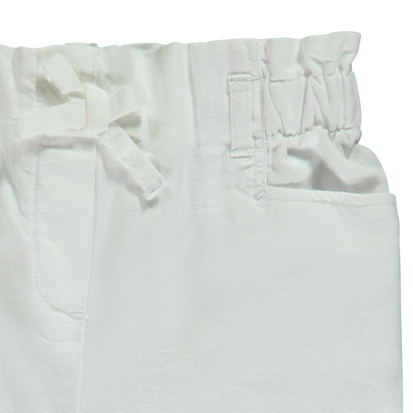 Pantalon palazzo uni pour bébé fille 