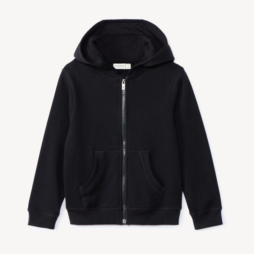 Sweatvest met kap in fleece voor jongens 