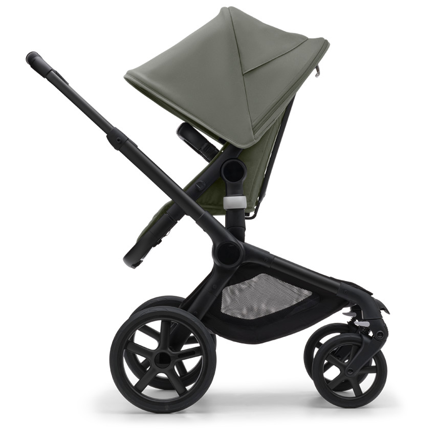 Poussette duo Fox 5 Noir/Vert forêt 