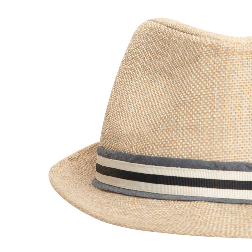 Borsalino avec galon en chambray pour garçon 