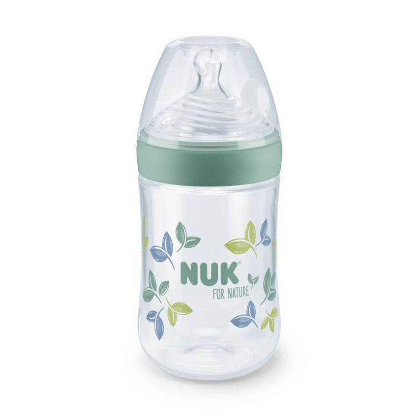 Biberon For Nature Temperature Control 260ml eucalyptus 