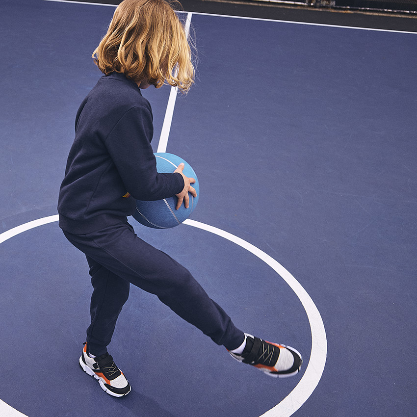 Joggingbroek in fleece voor jongens 
