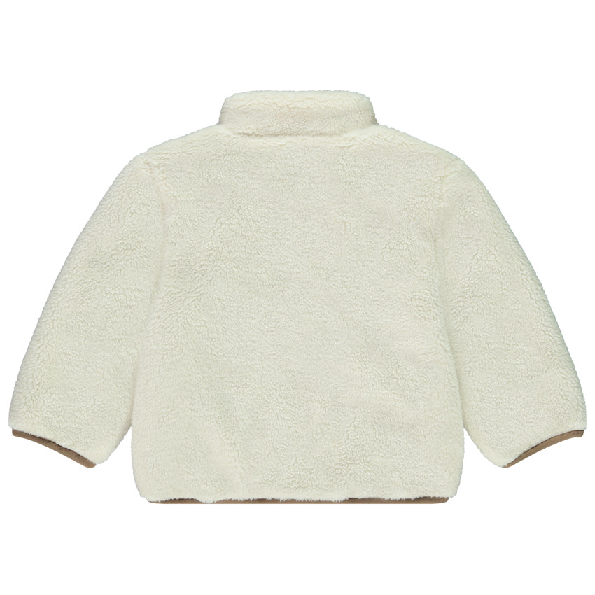 Veste manches longues en sherpa uni pour bébé garçon  