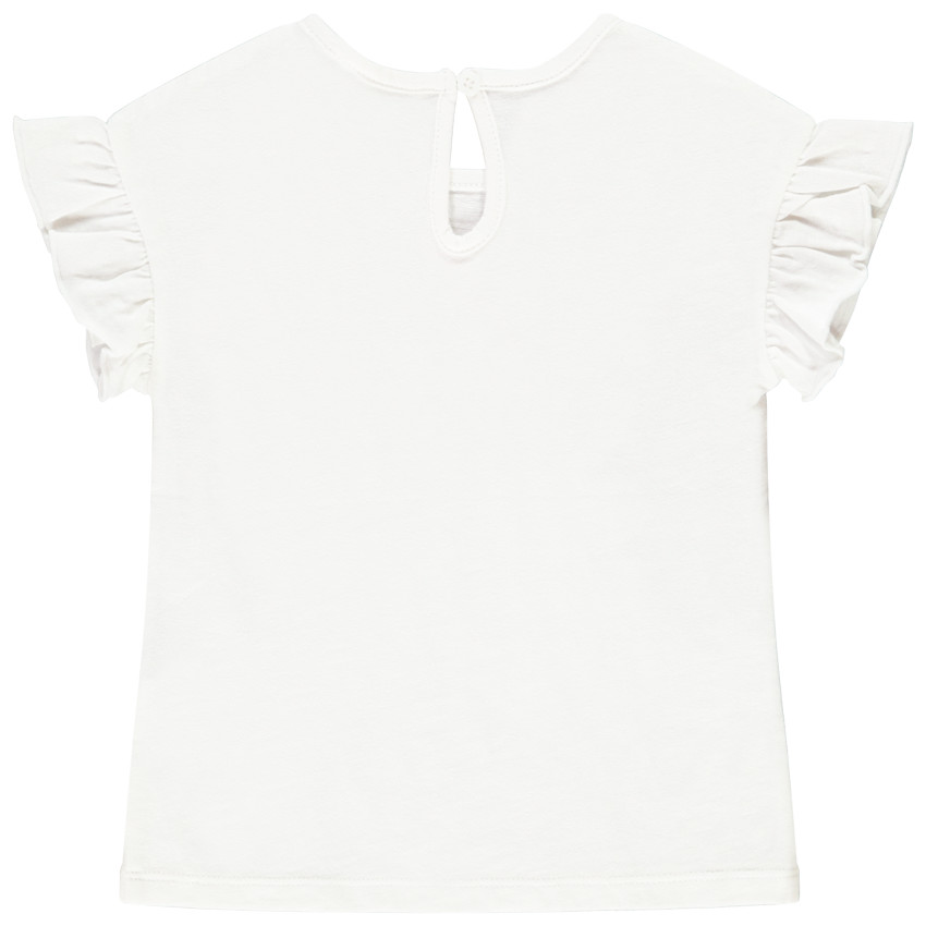 T-shirt manches courtes print Mickey & Minnie Disney pour bébé fille 