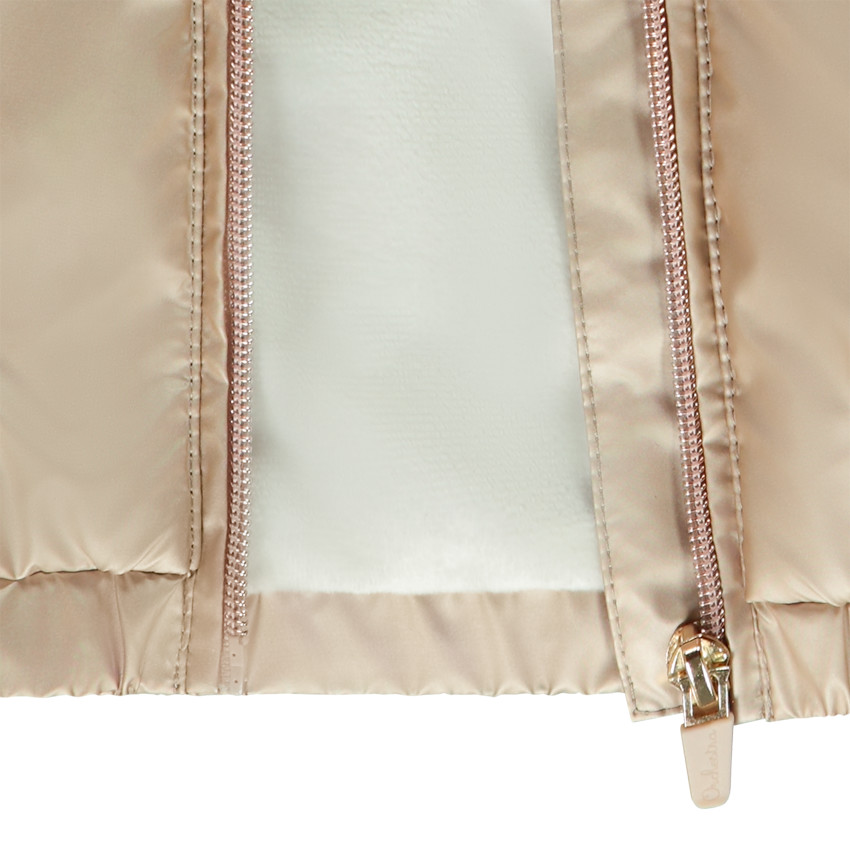 Iridescente Windjack met sherpa voering voor meisjes 