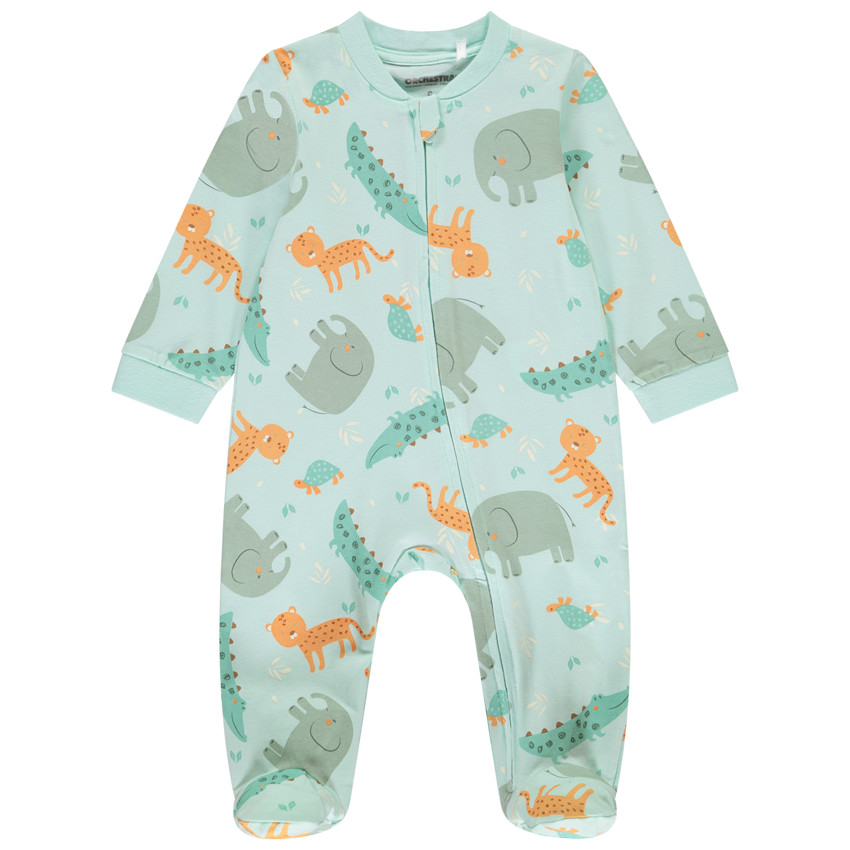 Dors-bien imprimé animaux de la savane pour bébé garçon 