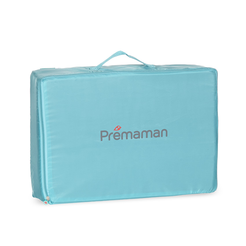 Matelas de lit pliant - Turquoise 