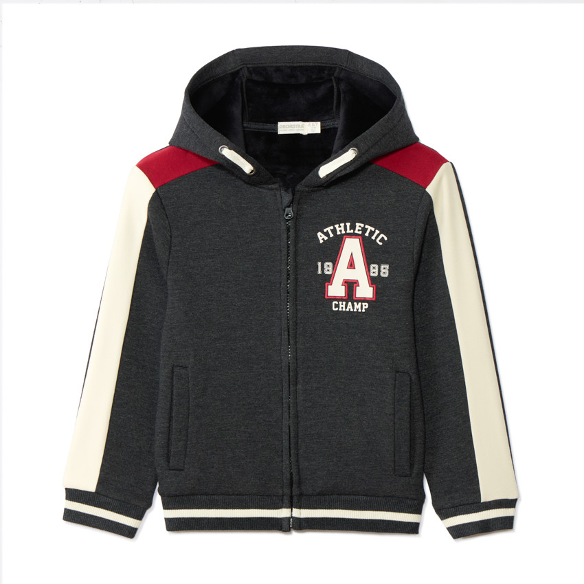 Gilet à capuche à print numéro de sportif garçon 