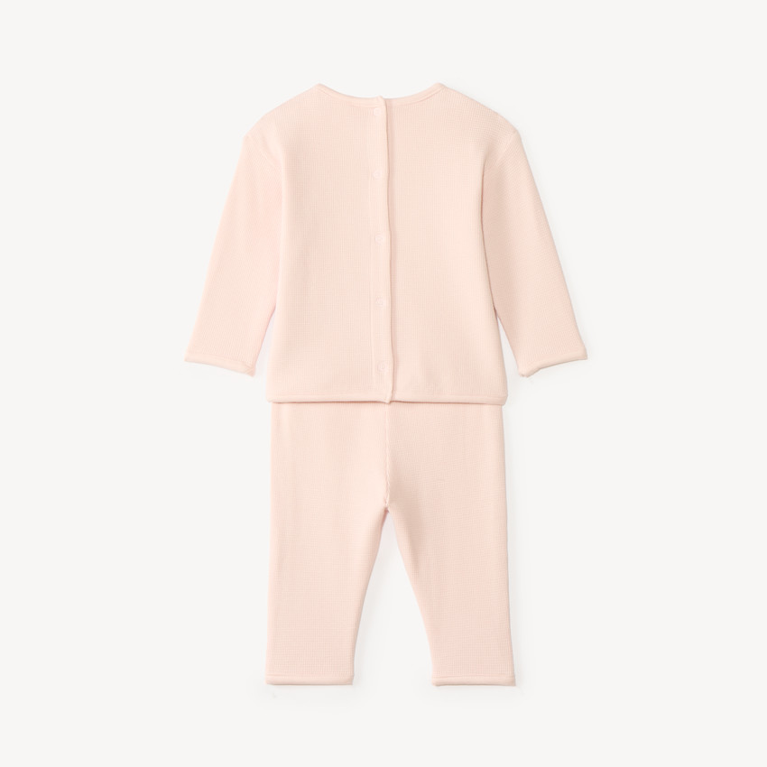 Ensemble jogging avec broderie ourson pour bébé fille 
