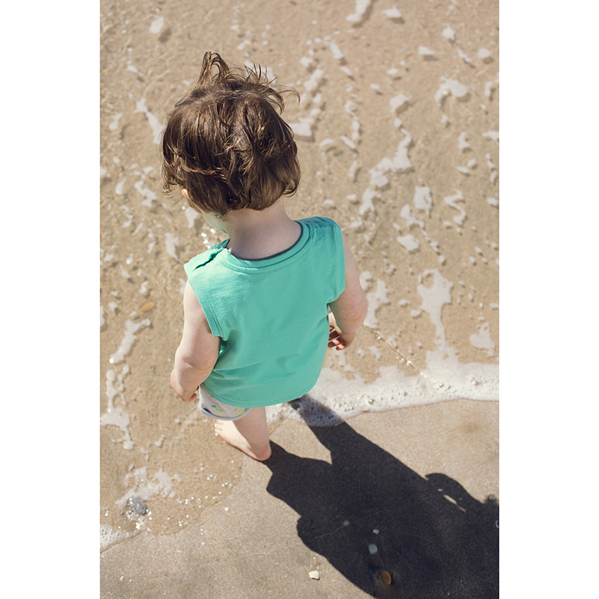 Ensemble avec débardeur et bermuda imprimé cactus pour bébé garçon 