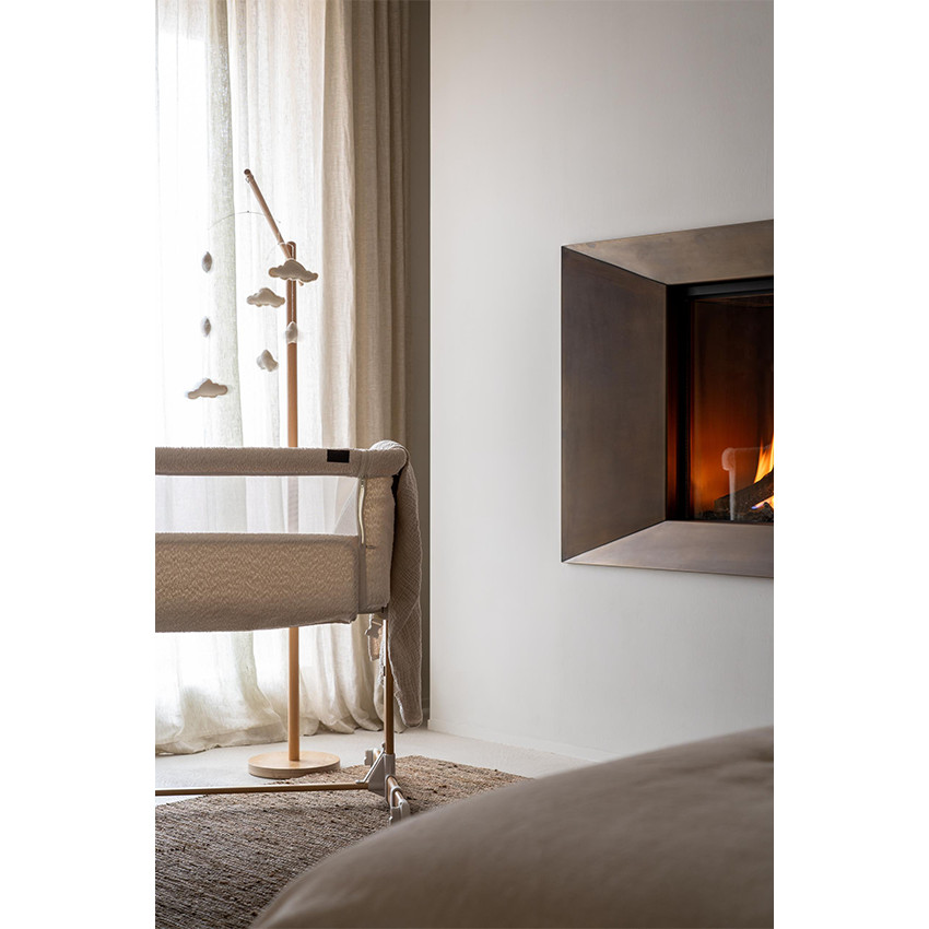 Berceau Co-dodo Side-By-Side Naturel Bouclé Crème 