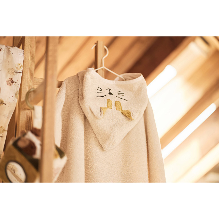 Poncho de bain éponge Charlie le Chat 