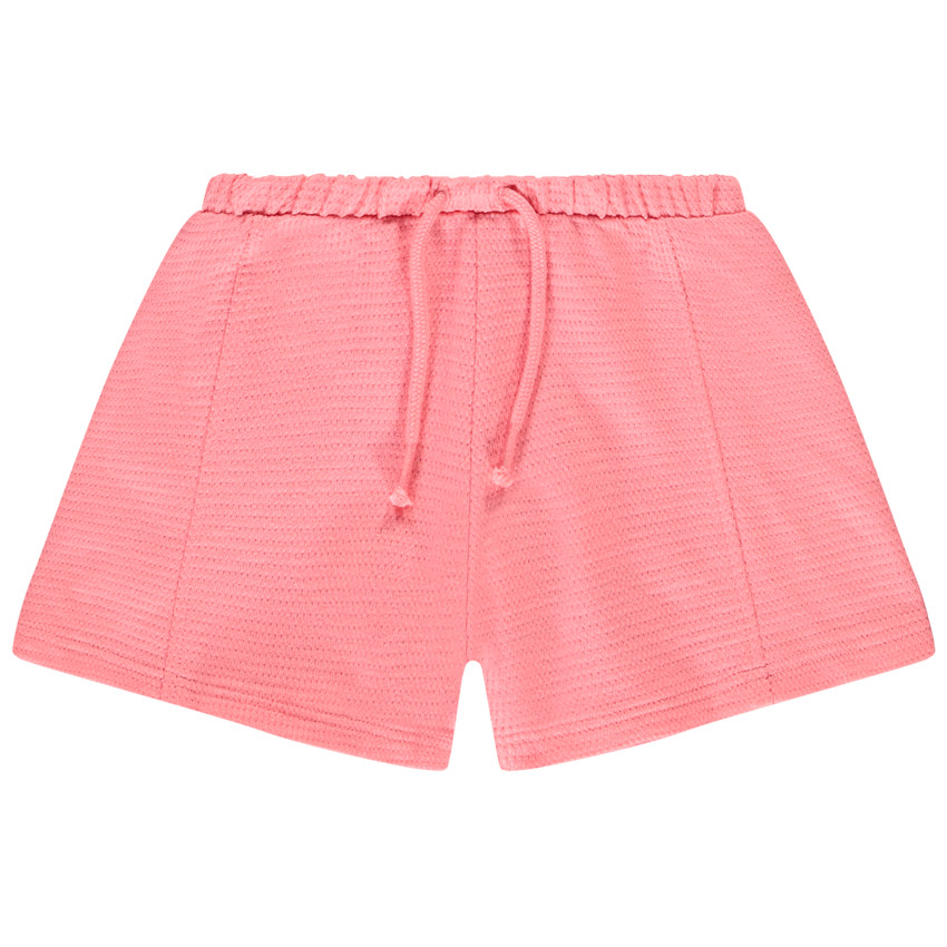 Effen shorts in ottomaanse jersey voor meisjes 