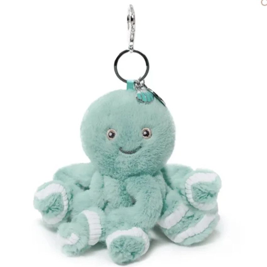 Porte-clé bijou sac à langer Poulpe - Vert menthe 