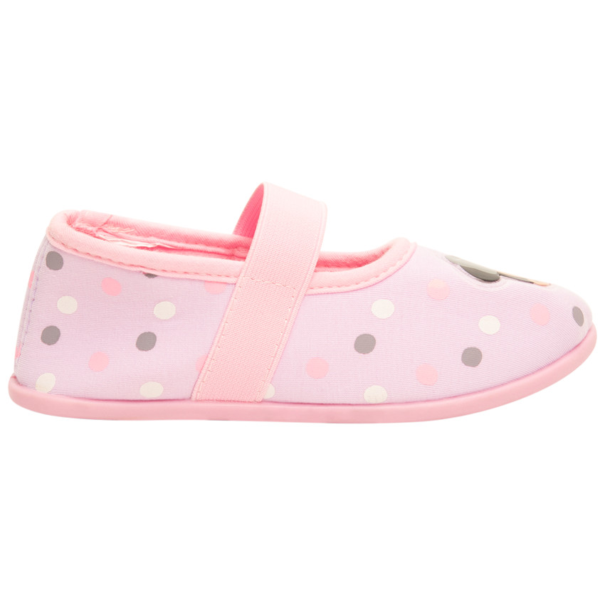 Pantoffels in mary-janestijl met Disney Minnie-patch voor meisjes 