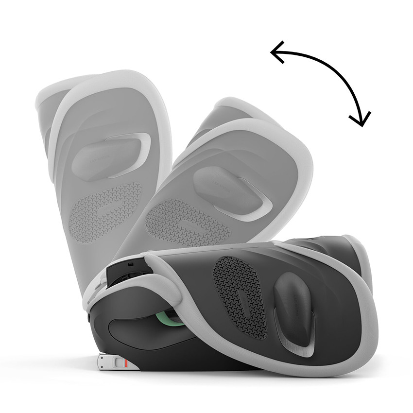 Vouwbare Solution G2 i-Fix autostoel met Plus-stof stone grey 