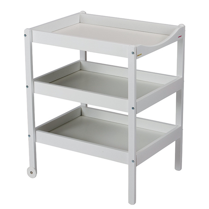 Table à langer 3 plateaux Susie - Laqué Blanc 