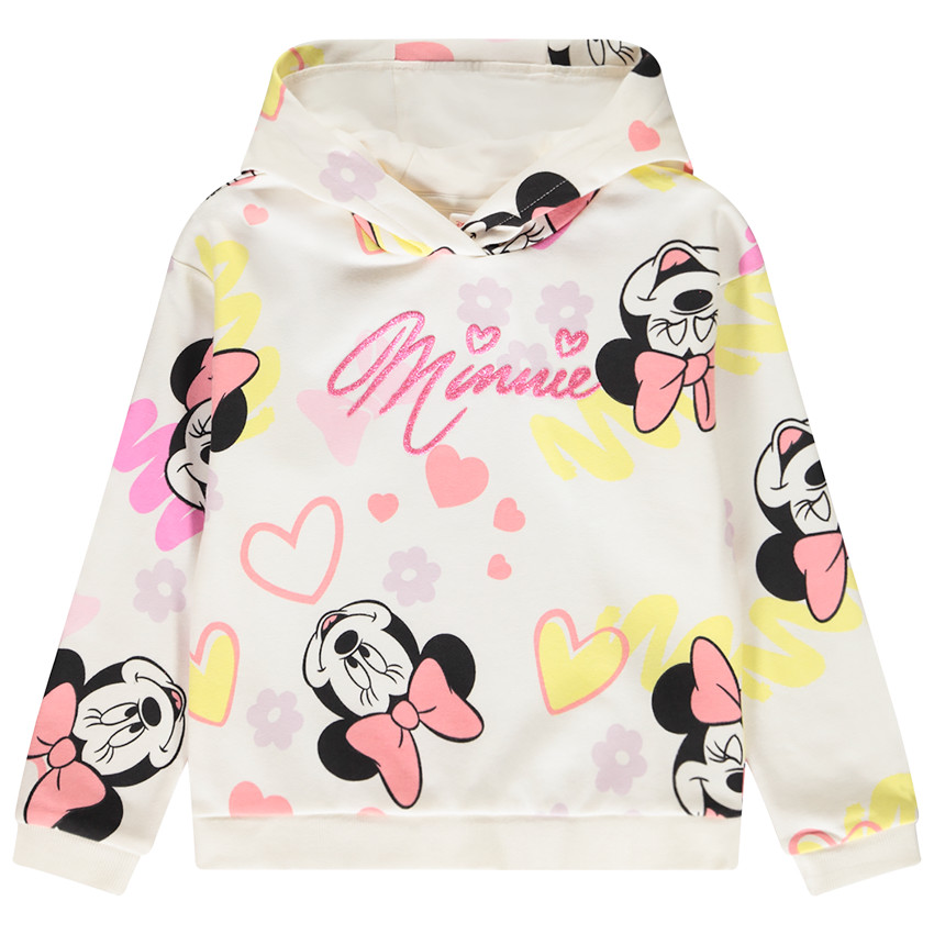 Sweat à capuche fantaisie Minnie Disney pour fille  