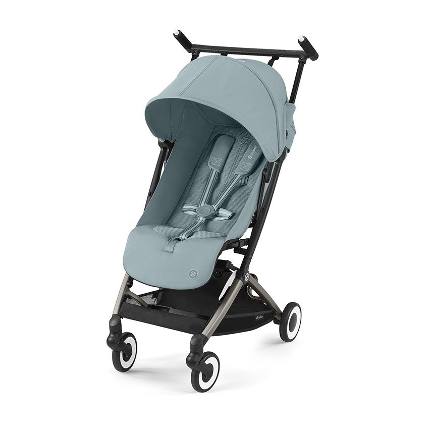 Poussette ultra-compacte Libelle 2024 taupe/stormy blue 
