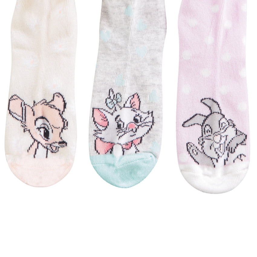Lot de 3 paires de chaussettes print personnages Disney pour fille 