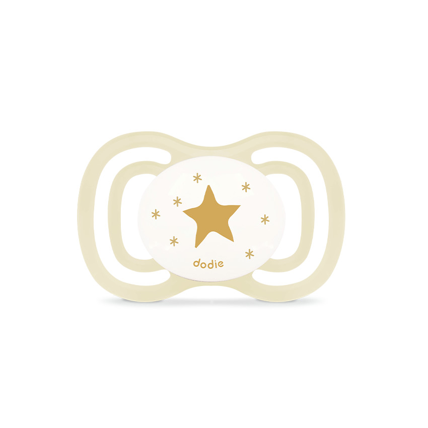 Lot de 2 sucettes en silicone anatomique extra fine jour et nuit 0-6M (modèle aléatoire) 