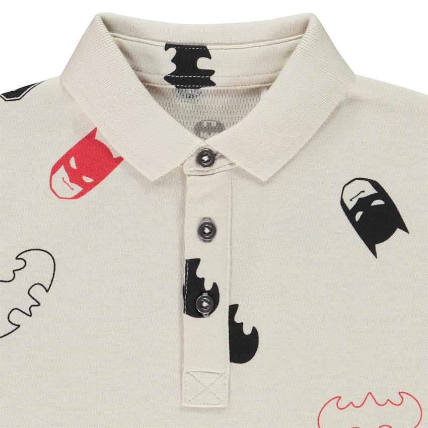 Polo manches longues imprimé Batman Warner pour garçon  