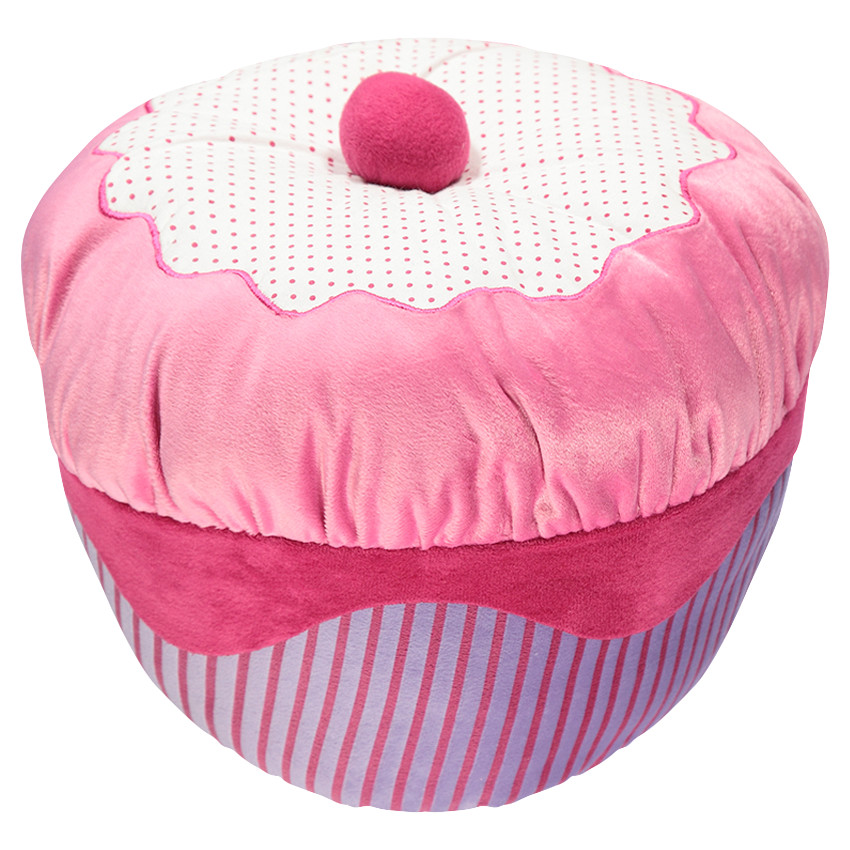 Coussin gâteau en velours 