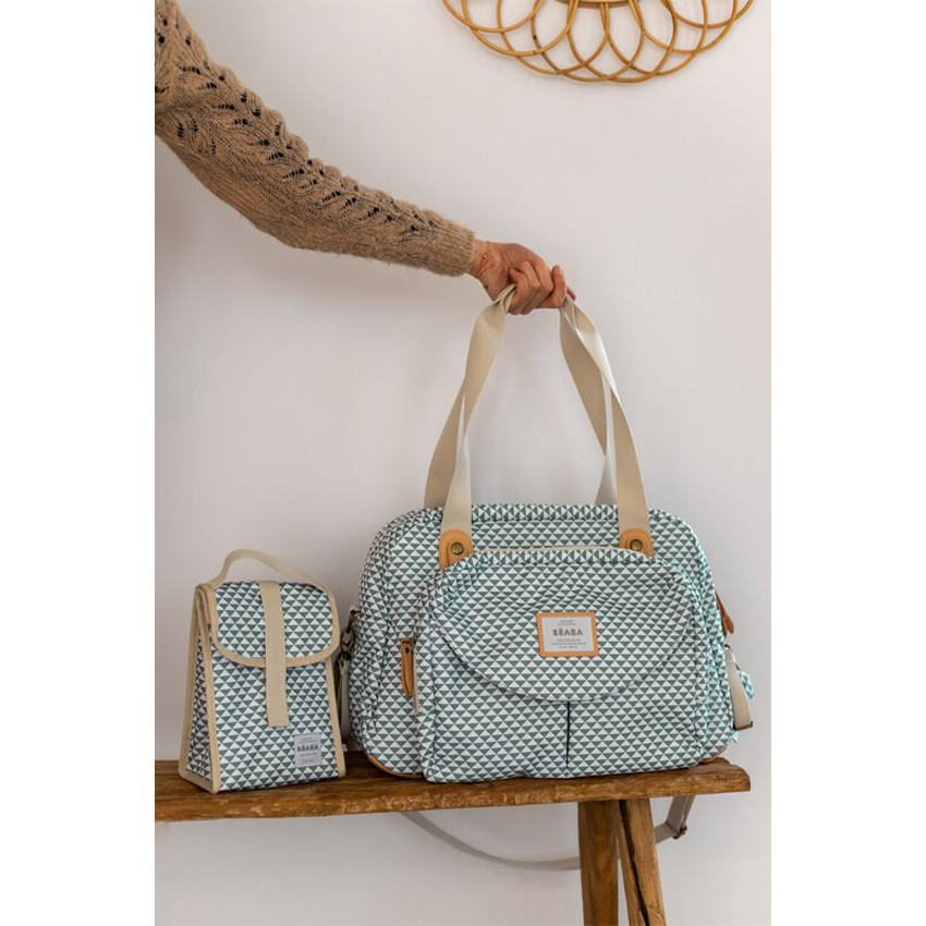 Luiertas Genève Play Print Salie Groen 