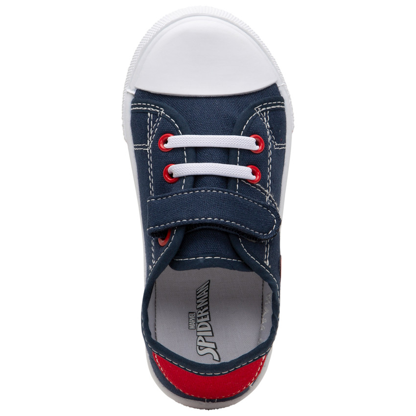 Baskets basses en toile à broderies Spider-man pour garçon 