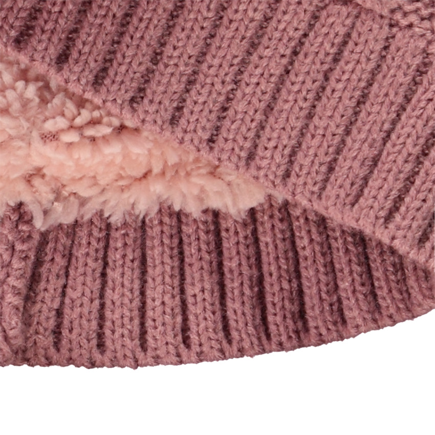 Ensemble bonnet et snood en tricot pour fille 